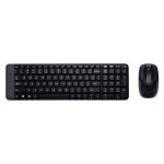 Kit Teclado y Mouse Logitech Mk220 Wireless Negro