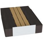 Cama Box Orlandi WV 570 Premium - Wengue Venecia Extencible 6 Cajones