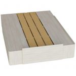 Cama Box Orlandi JA 573 Pemium - Jacaranda Extensible 6 Cajones