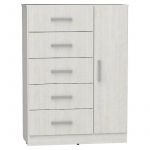 Chifonier Nordica Orlandi VE 3414 Bahia - Venecia 5 Cajones 1 Puerta