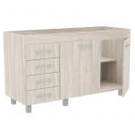 Bajo Mesada Orlandi AB 631 Premium - Abedul 2 Puertas 4 Cajones