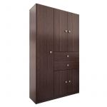 Multifuncion Eco Orlandi We 716 Premium Wengue 5 Puertas 2 Cajones 4 Estantes