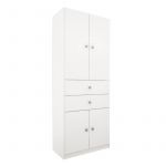 Multifuncion Eco Orlandi BL 720 Premium - Blanca 4 Puertas 2 Cajones 1 Estante