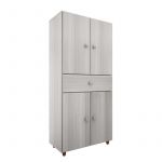 Multifuncion Eco  Con Patas Orlandi JA 732 Premium - Jacaranda 4 Puertas 1 Cajon 2 Estantes