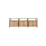 Rack Para TV Dege R09 - Atakama 3 Puertas Dobles 3 Cuerpos