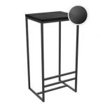 Banqueta Dege Negra  (L15)