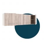 Alacena Orlandi IB 3010 Bahia - Abedul 4 Puertas, 2 Estantes