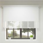 Cortina Roller Doble BlackOut y Screen 5% Beige 1.60 x 2.20  