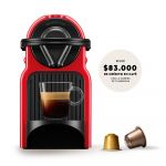 Cafetera Nespresso Inissia Roja 