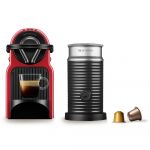Cafetera Nespresso Essenza Mini D Roja + Aeroccino 