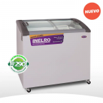 Freezer Exhibidor Inelro Fih-270Pi - Blanco 211L Ruedas Horizontal